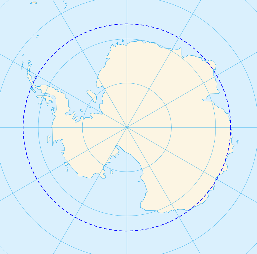circulo pola antartico